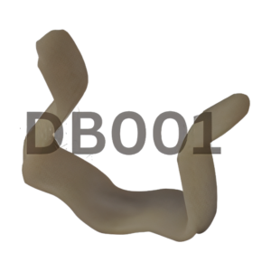 DB001 - Plastic ‘U’ Clip