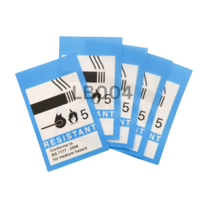 LB004 - Crib 5 Medium Hazard Labels