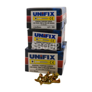 SB002 - Unifix Branded General Purpose Screws